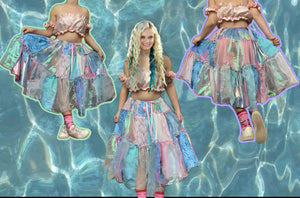 AQUAMARINE PROSERPINA SKIRT