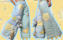 Load image into Gallery viewer, BBY BLUE QUILT PANTS
