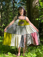 Load image into Gallery viewer, MAXI GOBLIN PEASANT OVERALL DRESS
