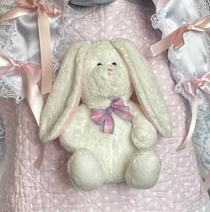 BUNNY BOWS CROPPED HOODIE