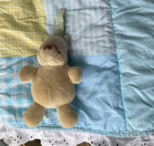 Load image into Gallery viewer, BBY BLUE QUILT PANTS
