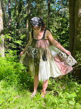 Load image into Gallery viewer, MIDI GOBLIN PEASANT OVERALL DRESS

