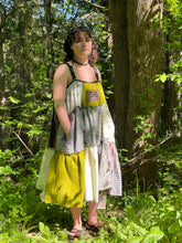 Load image into Gallery viewer, MAXI GOBLIN PEASANT OVERALL DRESS
