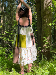 MAXI GOBLIN PEASANT OVERALL DRESS