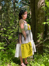 Load image into Gallery viewer, MAXI GOBLIN PEASANT OVERALL DRESS
