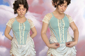 AQUAMARINE HERMIONE TOP