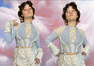 PERIWINKLE HERMIONE TOP