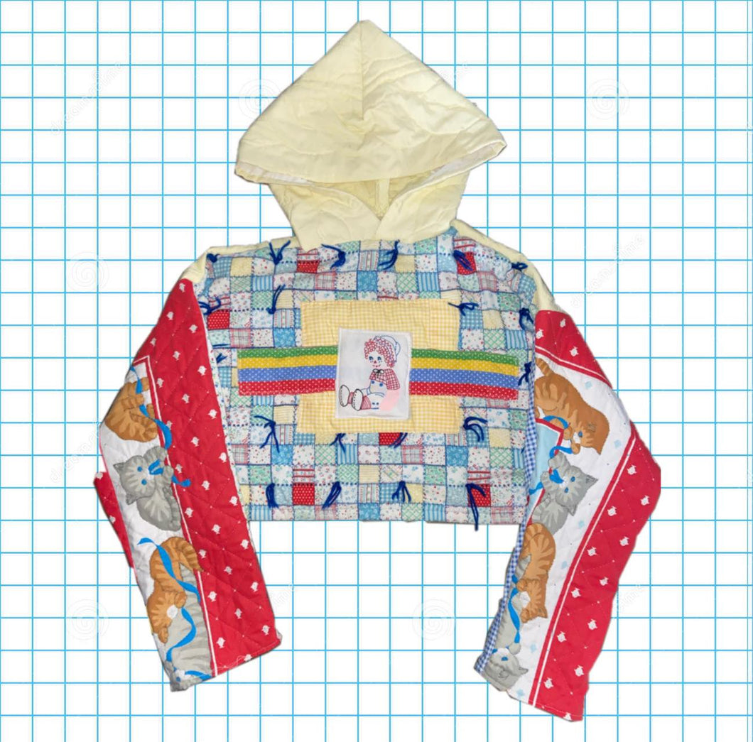 RAGGEDY ANDY CROPPED HOODIE - XL/XXL