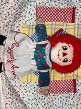 Load image into Gallery viewer, RAGGEDY ANN CROPPED CREWNECK - S/M

