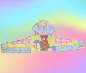 ROCKINGHORSE TEDDY CROPPED HOODIE