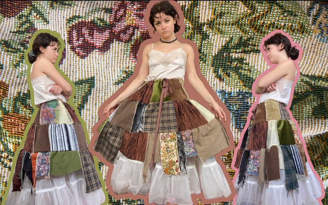GRIMY GREMLIN MIDI SKIRT