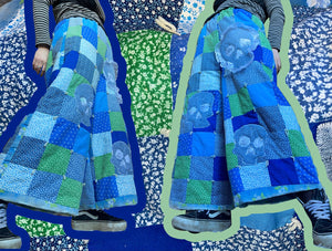 SKULL QUILT PANTS