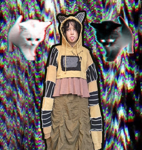 STATIC CAT HOODIE