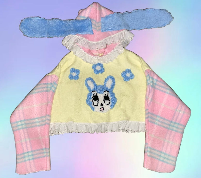 BLUE BUNNY HOODIE