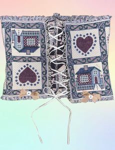 TRAD WIFE CORSET STYLE TOP