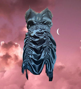 BLACK PHILOMELA DRESS
