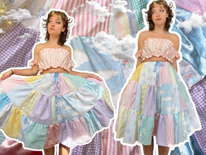 2 MF CUTE MIDI SKIRT