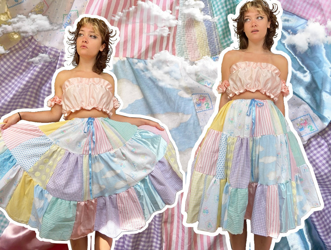 2 MF CUTE MIDI SKIRT