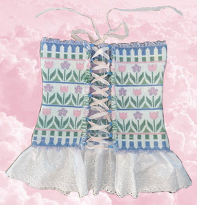 FLOWERS AND FENCES CORSET