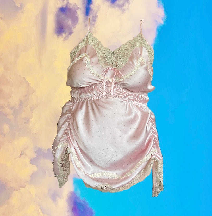 POLKA-DOT PHILOMELA DRESS