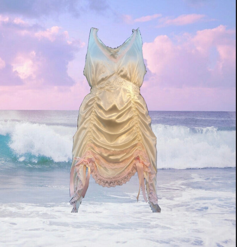 ROSE LACE PHILOMELA DRESS