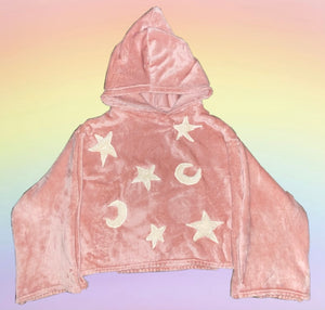 MIDNIGHT MAUVE PLUSHIE HOODIE