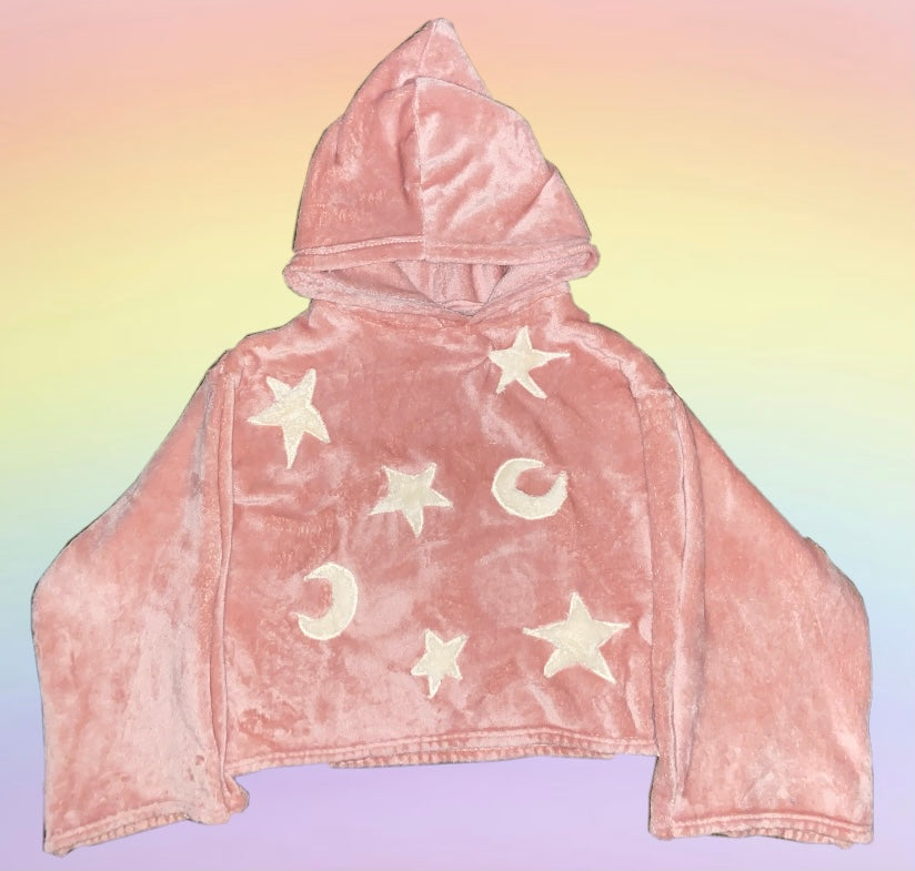MIDNIGHT MAUVE PLUSHIE HOODIE