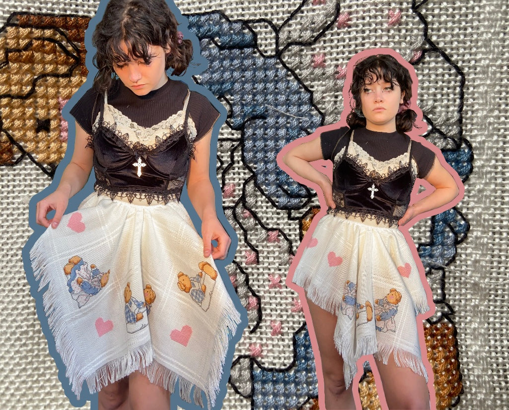 TEDDY TABLECLOTH SKIRT