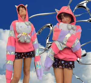 HOLO KITTY HOODIE