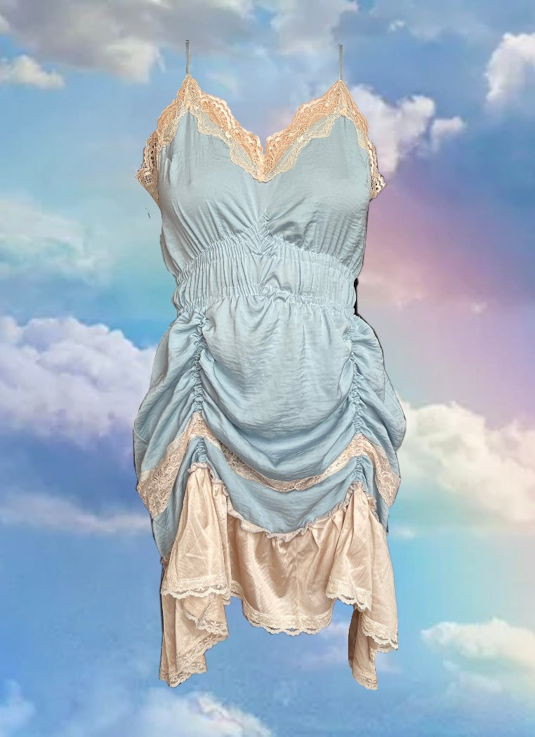 BLUE PHILOMELA DRESS