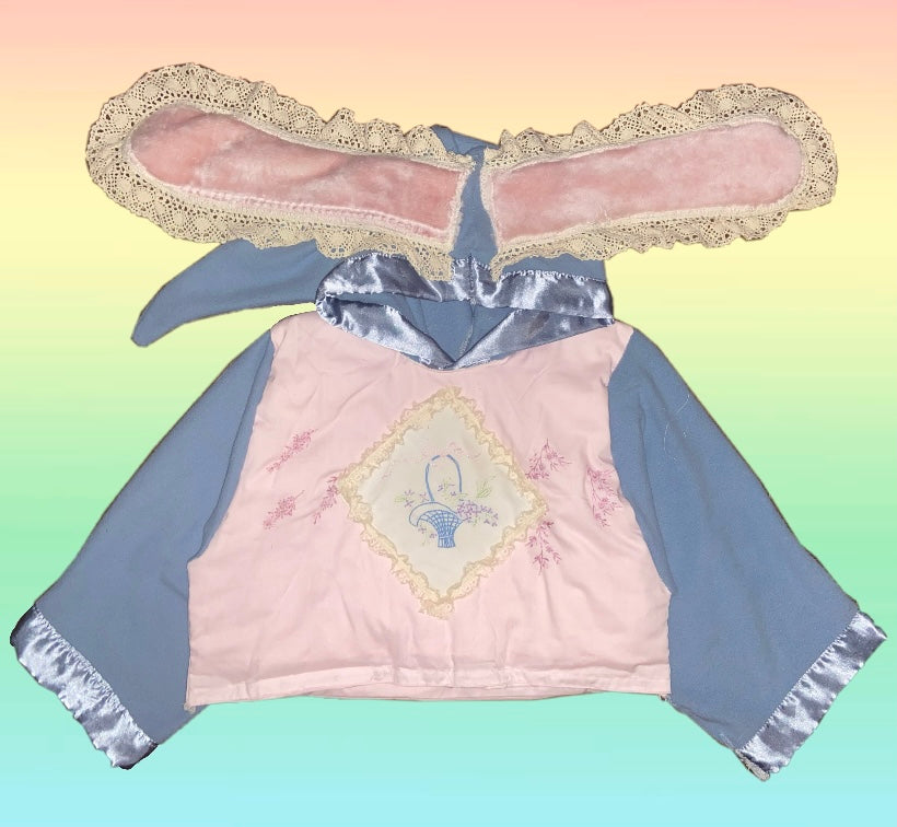 FLOWER BASKET BUNNY HOODIE