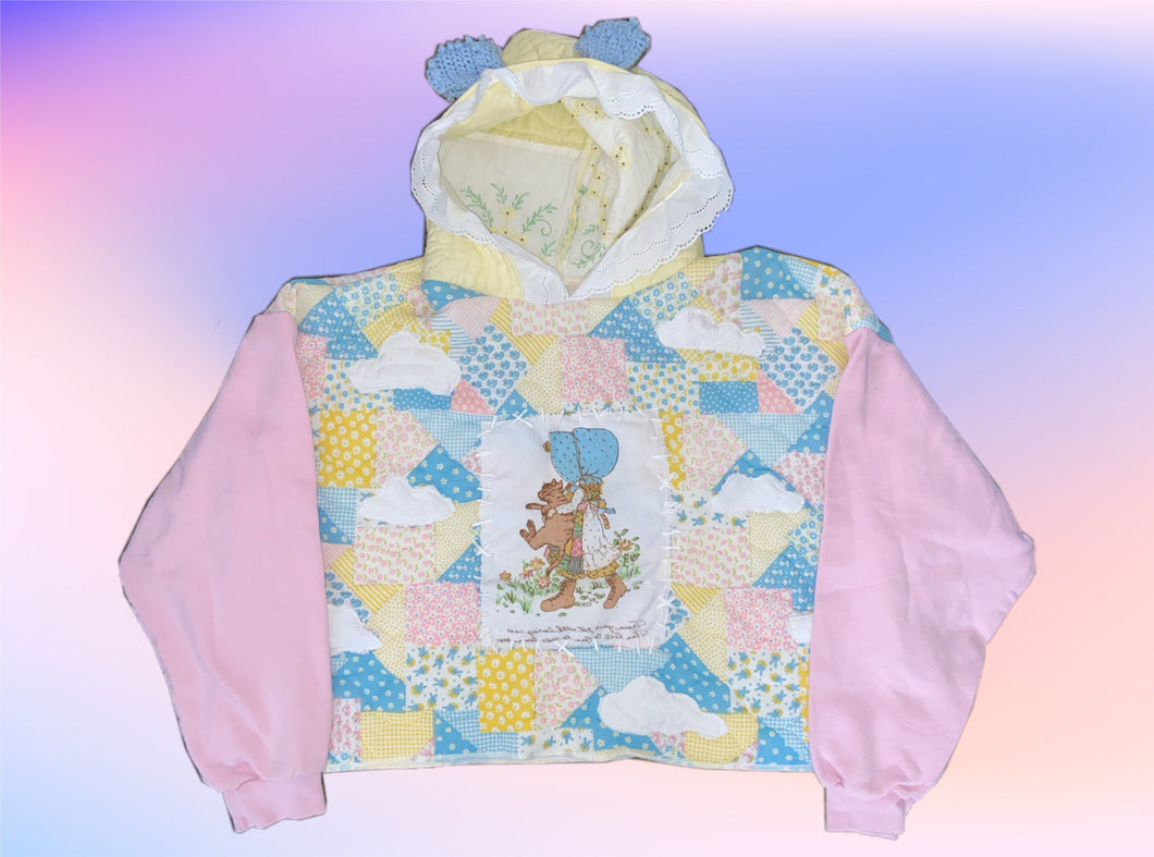 SPRING DREAM CROPPED HOODIE
