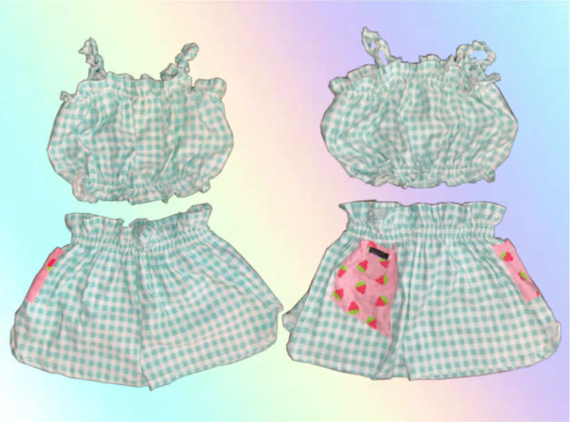 STRAWBERRY AND SEAFOAM SET