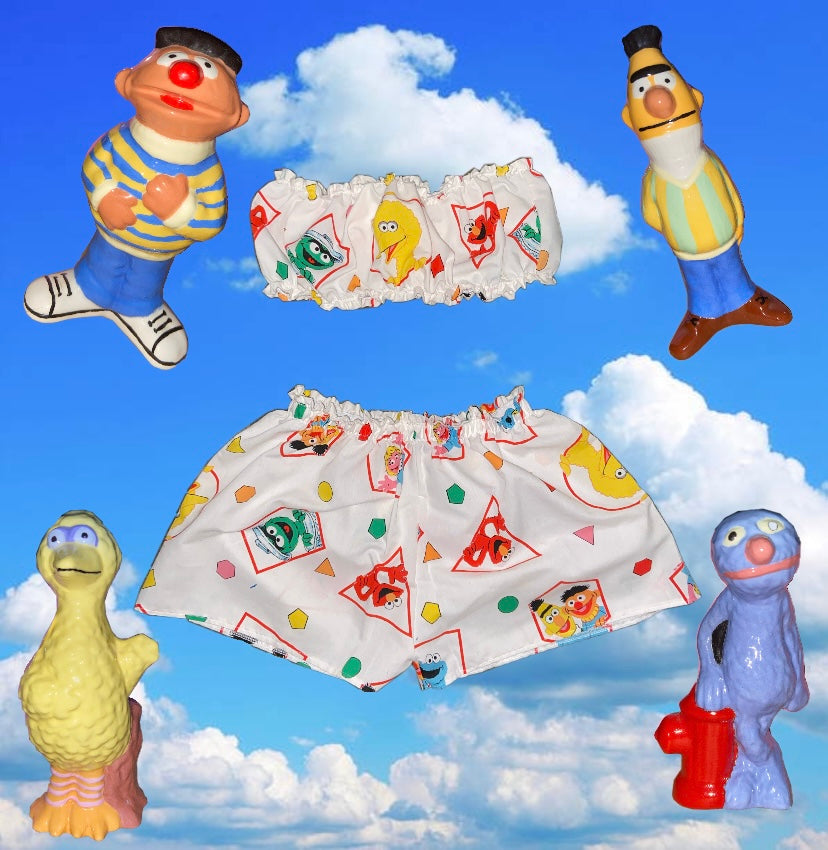 SESAME STREET SET + FIGURINES