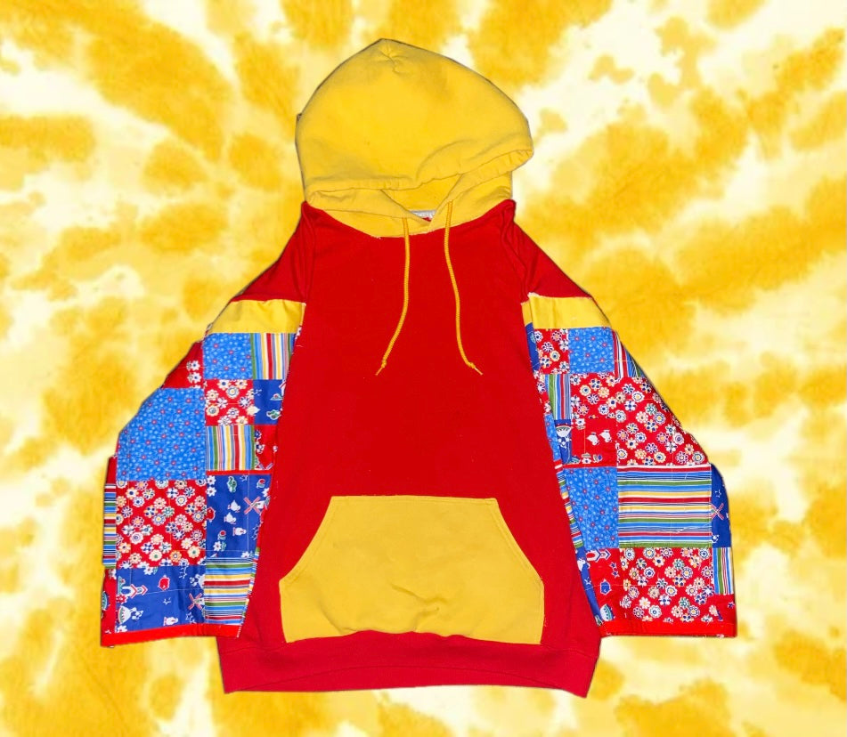 NOSTALGIC QUILT HOODIE