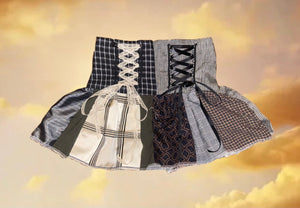 DARK ACADEMIA BRAT SKIRT