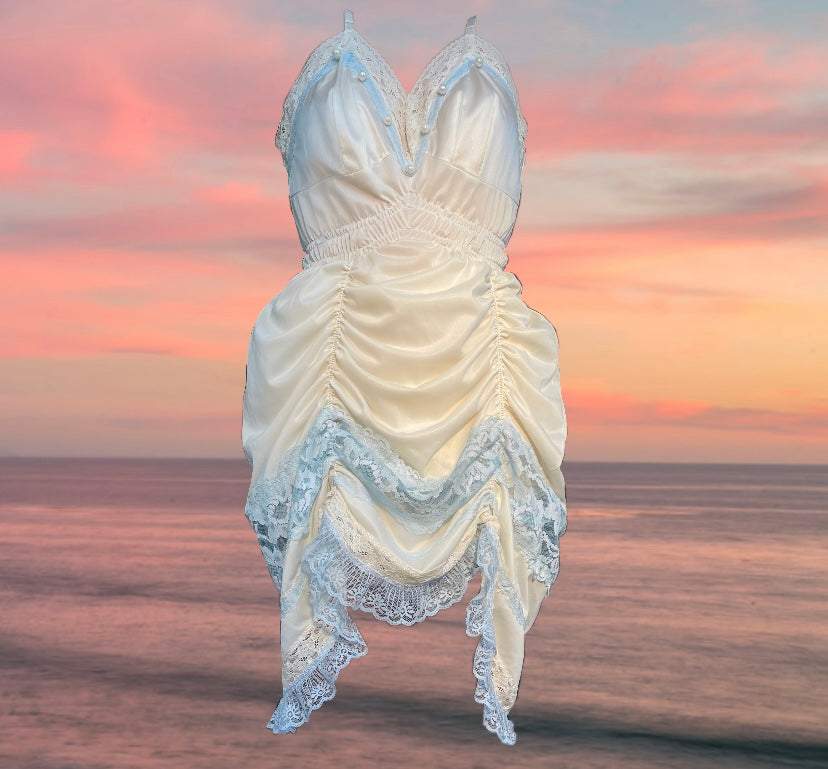 PEARLED PHILOMELA DRESS