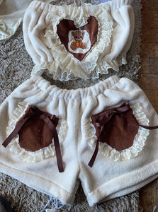 PRECIOUS TEDDY CORDUROY SET