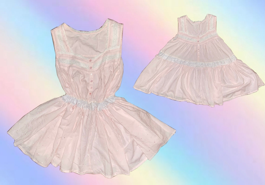 NANA’s PINK NIGHTGOWN DRESS