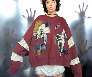 DISSECT ME AND CLEAN ME PLS CREWNECK