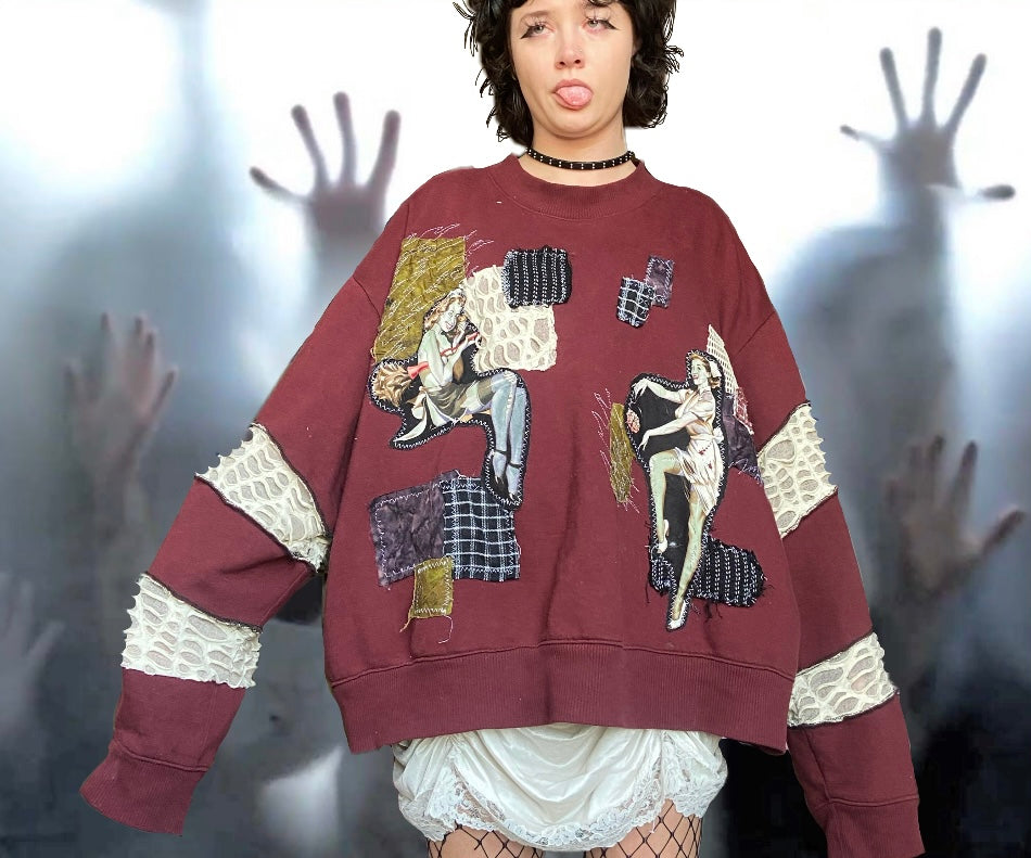 DISSECT ME AND CLEAN ME PLS CREWNECK