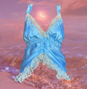BLUE PSYCHE TOP