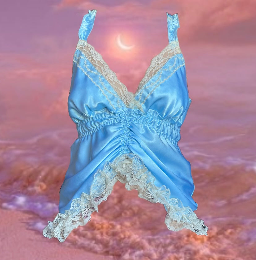 BLUE PSYCHE TOP