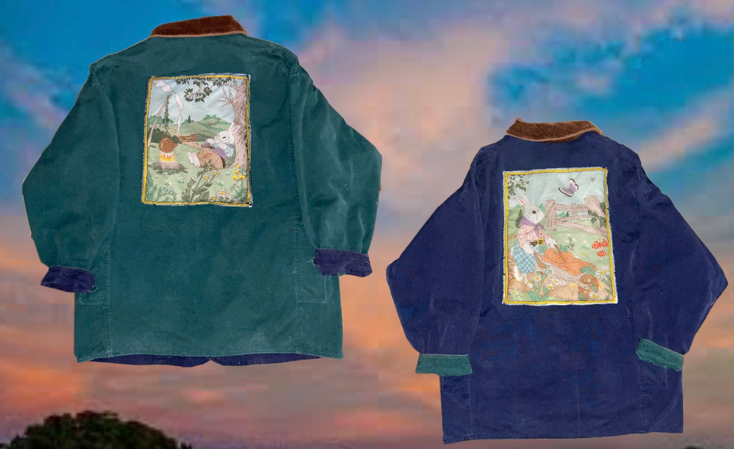 FARMER / CAMPER BUNNY REVERSIBLE COAT