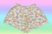 Load image into Gallery viewer, RAINBOW ANIMALS BUNNY SHORTS
