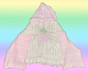 CROCHET STRAWBERRET HOODIE