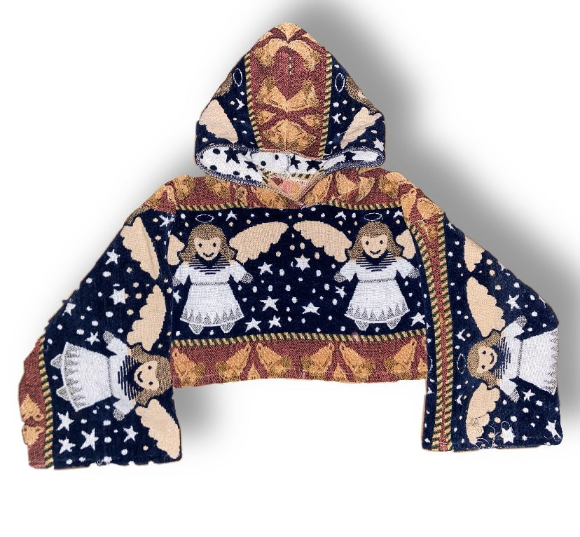 DOS ANGELES CROPPED HOODIE