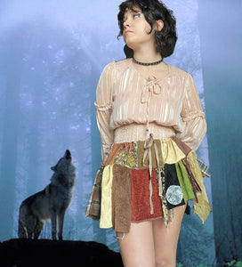 NEW MOON PATCH SKIRT