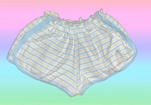 STRIPES AND GIRAFFES BUNNY SHORTS