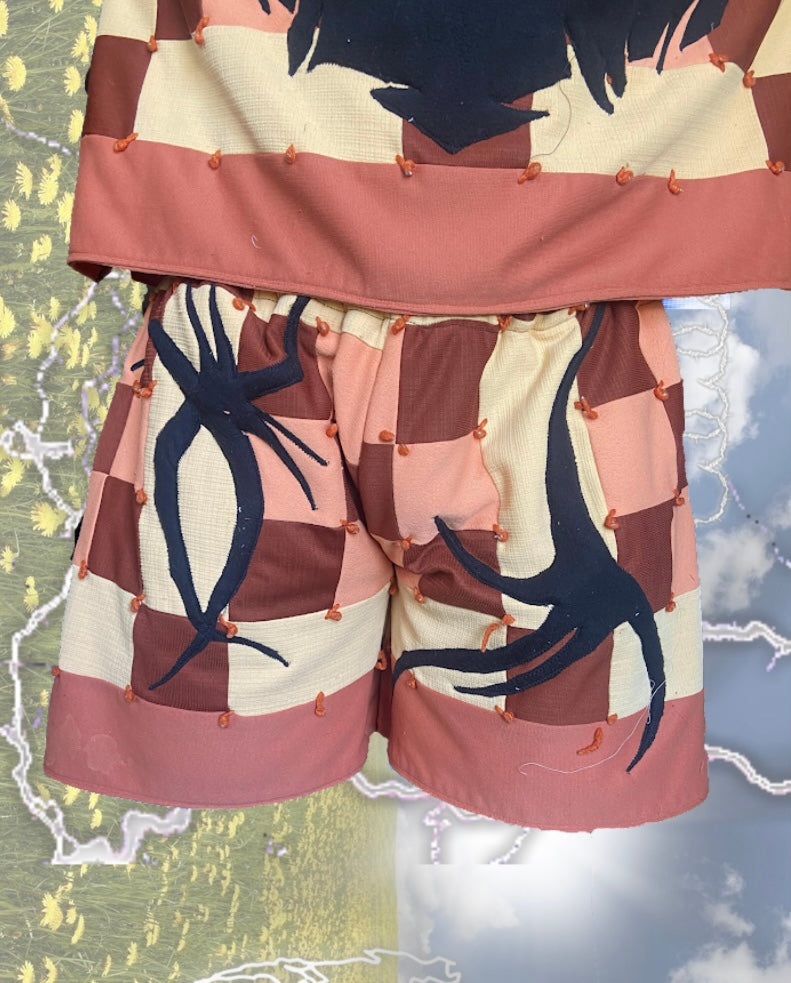 DRAINED PUMPKIN PATCH SHORTS